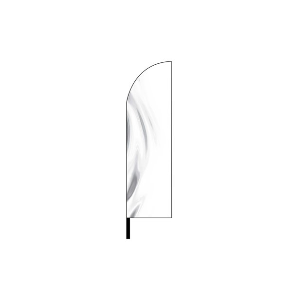 Beachflag Lige-Form