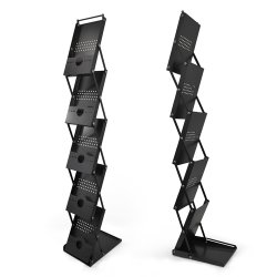 Brochureholder X5 Sort 150cm