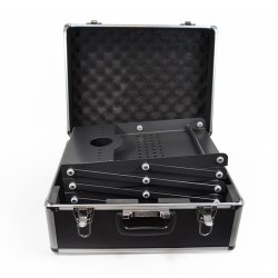 Brochureholder X5 Sort 150cm