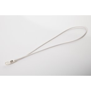 Elastiksnor m. krog (Hvid)