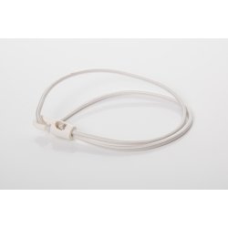 Elastiksnor m. krog (Hvid)