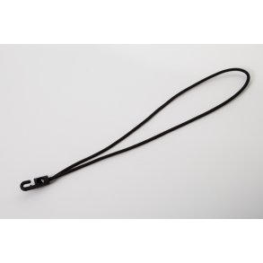 Elastiksnor m. krog (Sort)