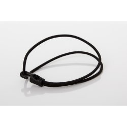 Elastiksnor m. krog (Sort)